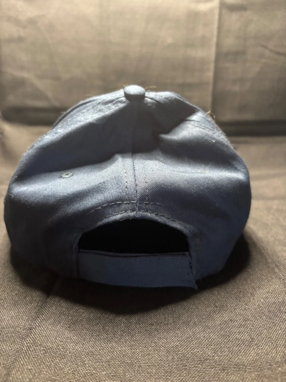 Corona Navy Blue Logo Baseball Hat. Vstrap.